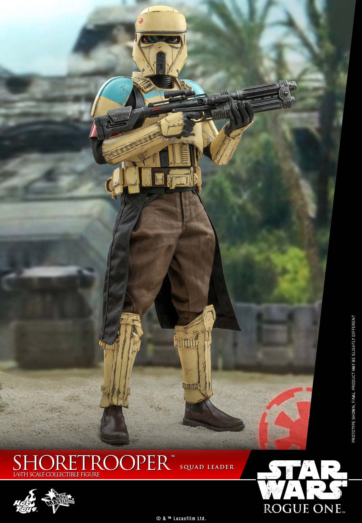 Hot Toys Star Wars Rogue One Shoretrooper Squad Leader Figure MMS592